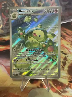 Pokemon TCG Reuniclus 171/162 Temporal Forces Illustration Rare NM Condition - Image 1