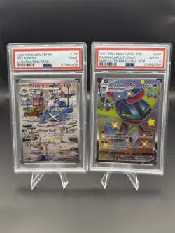 2x Pokemon PSA Slabs Lot – Metagross IR PSA 9 + Dragapult VMAX PSA 8 🔥 - Image 1