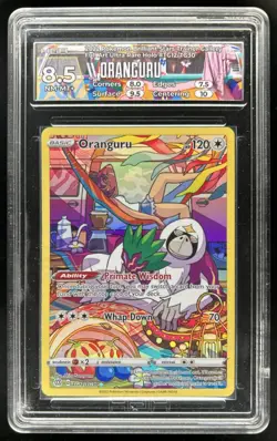 2022 Pokemon Oranguru Trainer Gallery Full Art Ultra Rare #TG12/TG30 HGA 8.5 - Image 1