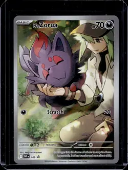 2023-25 Pokemon SV Black Star Promos N's Zorua #189 - Image 1