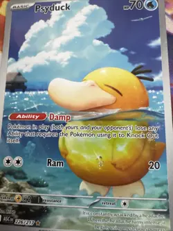 Pokemon Psyduck ASC Full Art Holo Water Basic 70 HP 20 ATK REND EN 226/217 2026 - Image 4