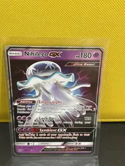 Pokemon TCG Nihilego GX TCG 49/111 S&M Crimson Invasion Ultra Rare Holo [NM] - Image 1