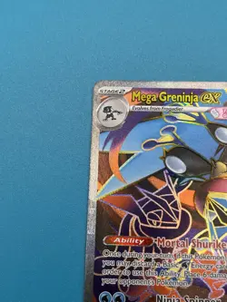 Mega Greninja Ex 100/086 Full Art Ultra Rare From Chaos Rising! New Pokemon Set - Image 5