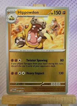 Pokemon TCG: Hippowdon (Reverse Holo) 040/088 - Perfect Order - NM Condition - Image 1