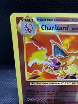 Pokemon Charizard XY Evolutions Reverse Holo 11/108 MP - Image 2
