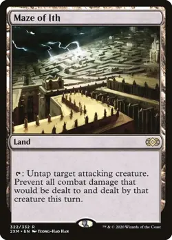Maze of Ith x1 Double Masters MTG Magic the Gathering Land Card - Image 1