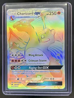 2017 Pokemon SM Burning Shadows Charizard GX #150/147 - Image 1