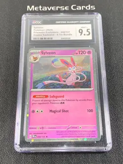 Pokemon Prismatic Evolutions Sylveon 040/131 Costco Exclusive CGC9.5 - Image 1