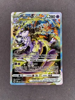 Pokemon TCG Mewtwo VSTAR - Crown Zenith: Galarian Gallery GG44/GG70 Ultra Rare - Image 1