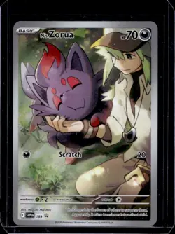 2023-25 Pokemon SV Black Star Promos N's Zorua #189 - Image 1