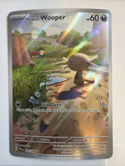 Paldean Wooper 102/094 Illustration Rare Phantasmal Flames NM Pokemon Card - Image 1