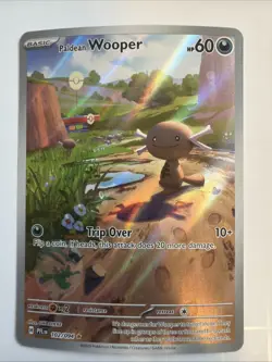 Paldean Wooper 102/094 Illustration Rare Phantasmal Flames NM Pokemon Card - Image 2