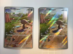 Paldean Wooper 102/094 Illustration Rare Phantasmal Flames NM Pokemon Card - Image 3