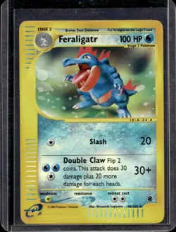 2002 Pokemon Expedition Feraligatr Reverse Holo #46/165 - Image 1