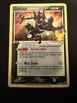 Pokemon Greninja Gold Star SWSH144 Holo Celebrations Promo 2021 - Image 1