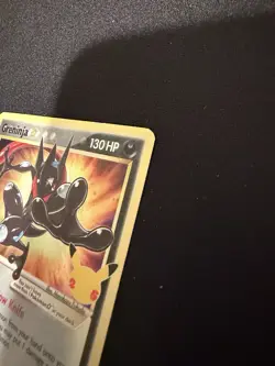 Pokemon Greninja Gold Star SWSH144 Holo Celebrations Promo 2021 - Image 3