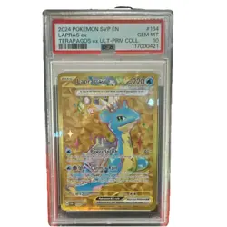 Pokemon Lapras ex 164 SV: Scarlet & Violet Promo Holo PSA 10 English 220 HP - Image 1