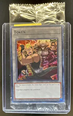 2020 Yugioh The Gore & The Great Ogre Token Sealed Promo #TKN5-EN036 - Image 1
