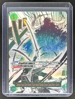 2025 One Piece Demon Aura Nine Sword Style Asura Blades Drawn Alt Art #OP12-037 - Image 1