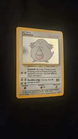 Chansey 3/102 - Holo Rare - Base Set Pokemon Card MP - Image 2