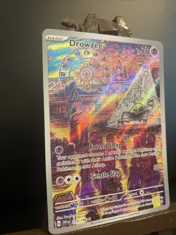 Pokemon TCG Drowzee Scarlet & Violet Base Set Holo Illustration Card 210/198 - Image 2