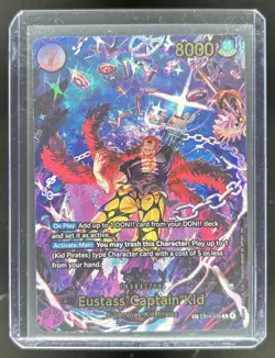2024 One Piece Azure Sea's Seven Eustass Captain Kid Special Alt Art #EB04-039 - Image 1