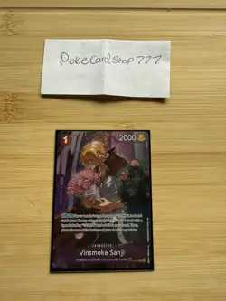 Bandai One Piece Vinsmoke Sanji OP10-063 OP10 Alt Art Holo Super Rare - Image 1