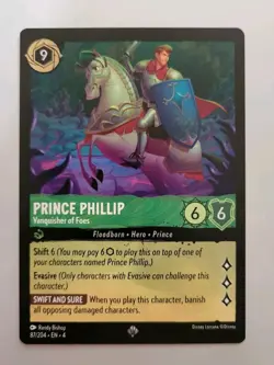 Disney Lorcana TCG - Ursula's Return: Prince Phillip (087/204) - Super Rare - NM - Image 1