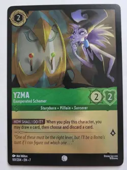 Disney Lorcana TCG - Archazia's Island: Yzma (101/204) - Common Foil - Near Mint - Image 1