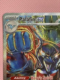 Pokemon Palafin EX 151/131 Scarlet & Violet: Prismatic Evolutions SIR Card - Image 5