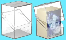 ULTIMATE GUARD BOULDER CLEAR Standard Size DECK CASE 80+ NEW Card Storage Box - Image 1