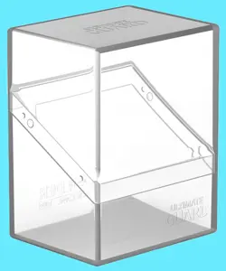 ULTIMATE GUARD BOULDER CLEAR Standard Size DECK CASE 80+ NEW Card Storage Box - Image 2
