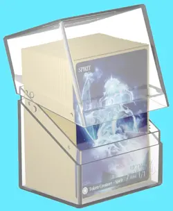 ULTIMATE GUARD BOULDER CLEAR Standard Size DECK CASE 80+ NEW Card Storage Box - Image 3