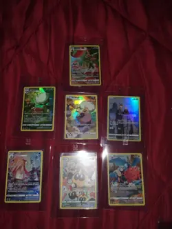Pokemon TCG Mix Lot Of 7 Illustration Rare Trainer Gallery Cards NM - Image 1