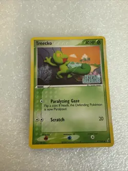 Pokemon TCG Treecko EX Crystal Guardians 67/100 Reverse Holo Common Card Stamped - Image 1