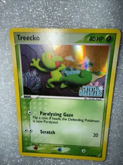 Pokemon TCG Treecko EX Crystal Guardians 67/100 Reverse Holo Common Card Stamped - Image 4