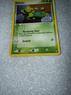 Pokemon TCG Treecko EX Crystal Guardians 67/100 Reverse Holo Common Card Stamped - Image 5
