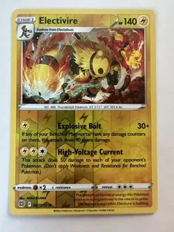 Electivire 047/172 Reverse Holo Brilliant Stars Pokemon TCG Card NM + Cardsaver - Image 1