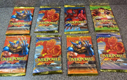 (1) - 1995 Overpower Factory Sealed Booster Pack of 9 Collectable Trading Cards - Image 1
