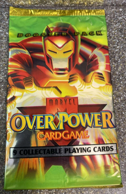 (1) - 1995 Overpower Factory Sealed Booster Pack of 9 Collectable Trading Cards - Image 4