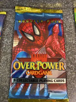 (1) - 1995 Overpower Factory Sealed Booster Pack of 9 Collectable Trading Cards - Image 5
