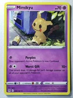 Mimikyu 080/196 NM / M RARE Non Holo Lost Origin Pokemon Card $2 Flat Shipping - Image 1