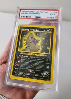 Shining Tyranitar 113/105 - Neo Destiny *PSA 6 - EX-MT* Secret Rare Pokemon Card - Image 4
