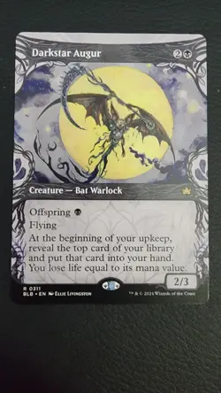 Darkstar Augur (Showcase) Bloomburrow Regular - Image 1