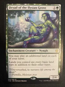 English - MTG Dryad Of Ilysian Grove - Theros: Beyond Death - Image 1
