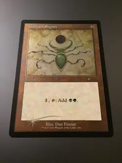 MTG Secret Lair #292 Golgari Signet Retro Frame Etched Foil NM - Image 1