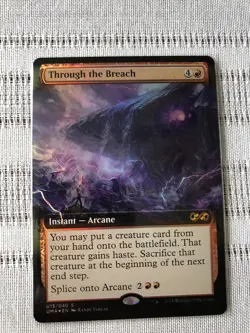 MTG Ultimate Masters Through The Breach UMA Box Topper Extended Art Magic - Image 1