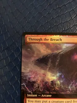 MTG Ultimate Masters Through The Breach UMA Box Topper Extended Art Magic - Image 3