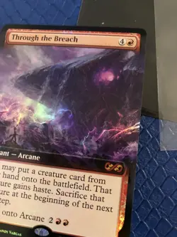 MTG Ultimate Masters Through The Breach UMA Box Topper Extended Art Magic - Image 4