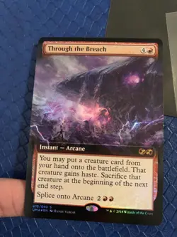 MTG Ultimate Masters Through The Breach UMA Box Topper Extended Art Magic - Image 5